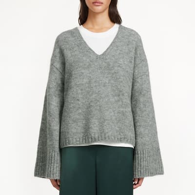 Grey Wool Blend Cimone Jumper