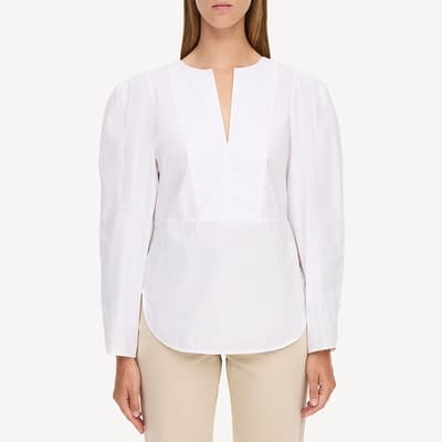 White Organic Cotton Emely Shirt