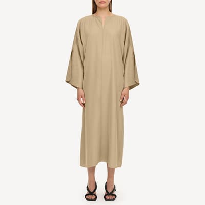 Beige Cais Midi Dress