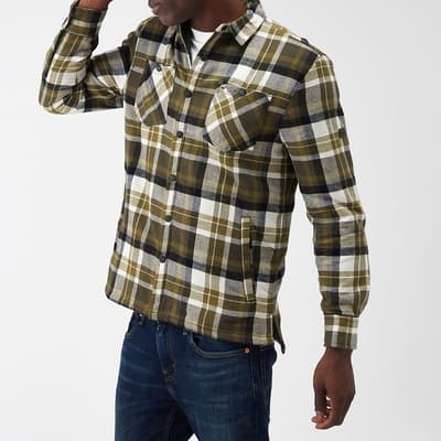 Dark Khaki Thamos Cotton Shirt