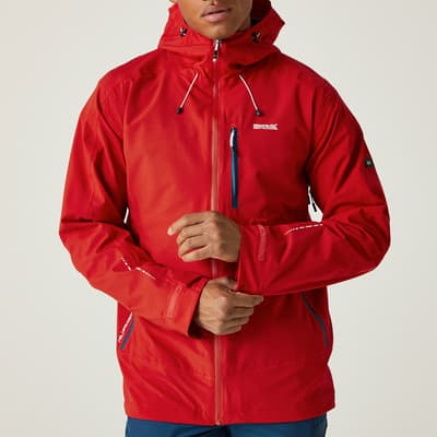 Red Okara Waterproof Jacket