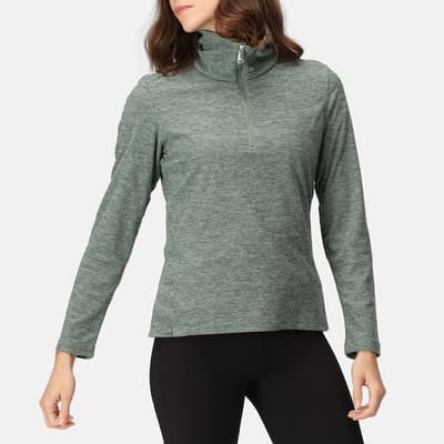 Green Kizmit Half Zip Fleece