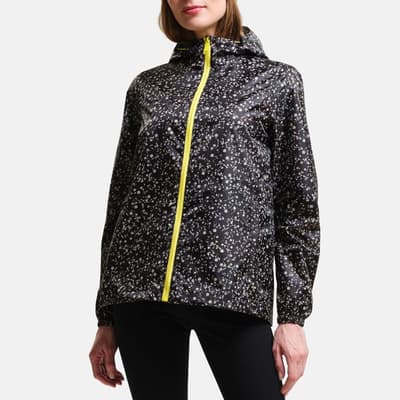 Black Orla Kiely Waterproof Jacket