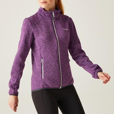 Purple Newhill Full Zip Fleece