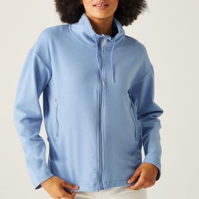 Blue Ashlynn Knitted Fleece