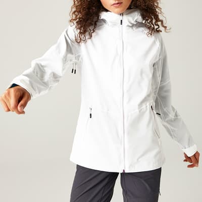 White Raddick Waterproof Jacket