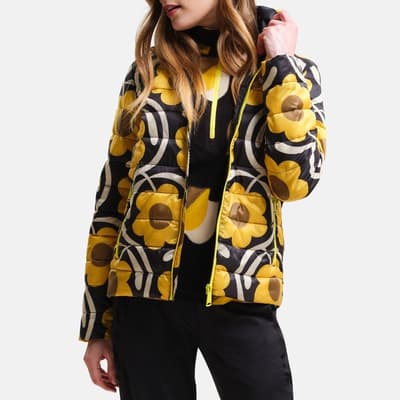 Yellow Orla Kiely Baffled Jacket