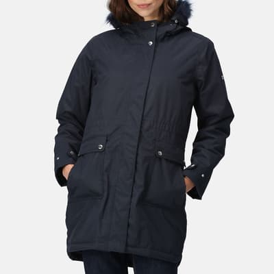 Navy Sabinka Waterproof Parka