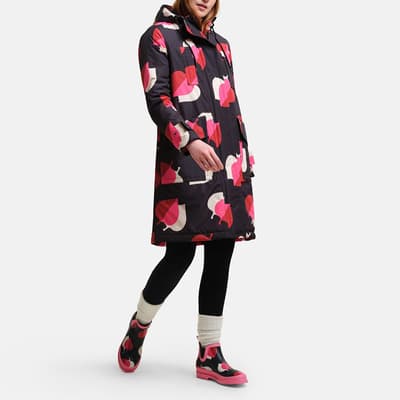 Pink Orla Kiely Waterproof Jacket