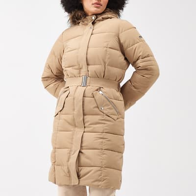 Beige Decima Quilted Jacket