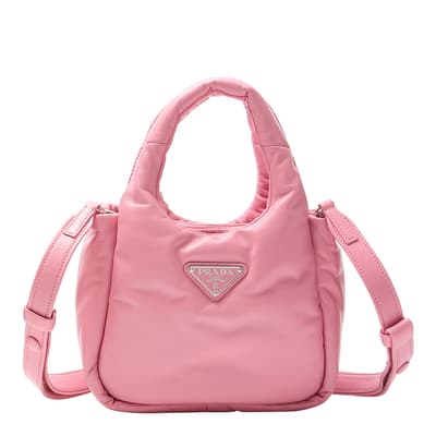 Pink Small Padded Prada Soft Nappa Leather Bag