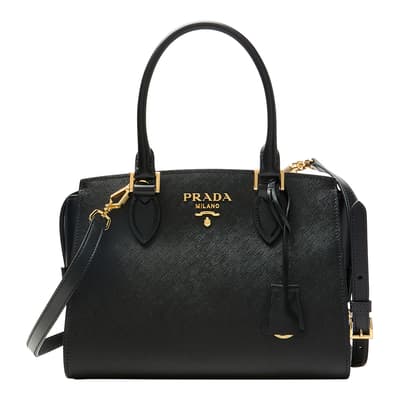 Black Small Galleria Saffiano Leather Bag