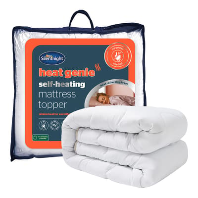 Silentnight Self Heating Genie Mattress Topper, Super King