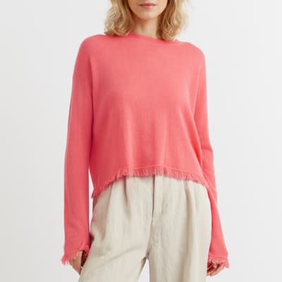 Coral Cashmere Wool Blend Jumper