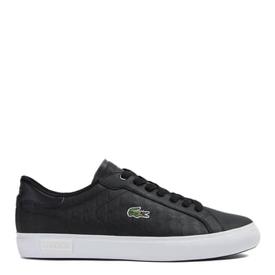 Men's Black/White Powercourt Trainers