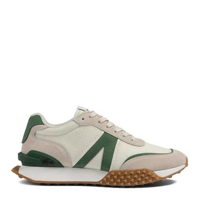 Men's White/Green Multi L-Spin Deluxe Trainer