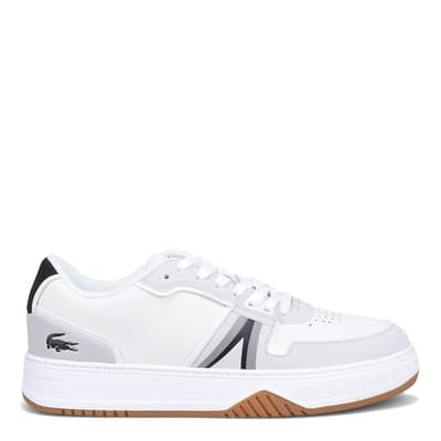 Women's White/Black L001 Leather Trainers