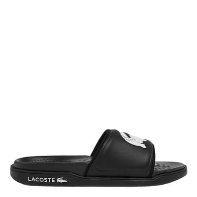 Women's Black/White Croco Dualiste Slides