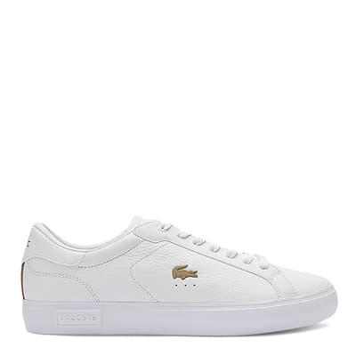 Men's White Lerond Leather Trainers