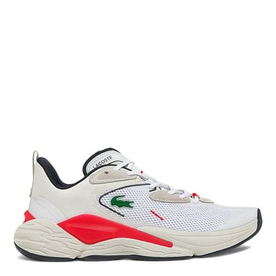 Men's White/Red Aceshot Trainers