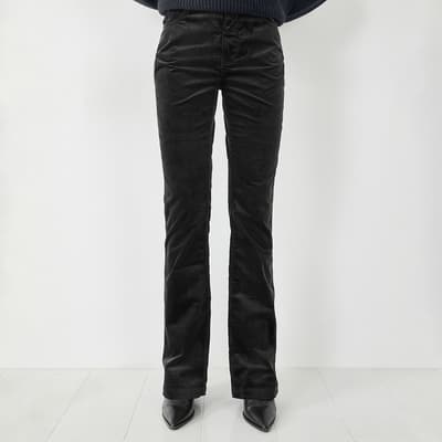 Black Sable Corduroy Trousers