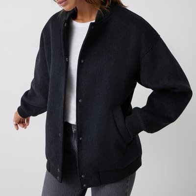 Charcoal Lottie Bomber Jacket