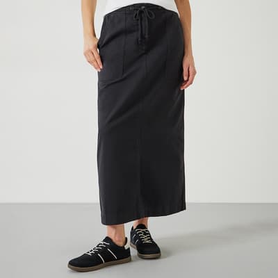 Black Kristen Cotton Skirt