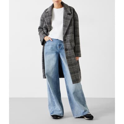 Grey Nell Check Coat