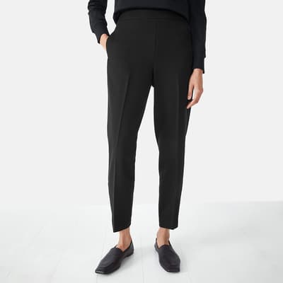 Black Leonie Tapered Trousers