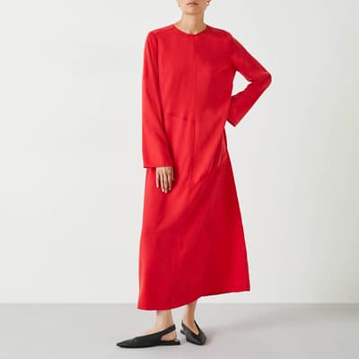 Red Taliah Maxi Dress