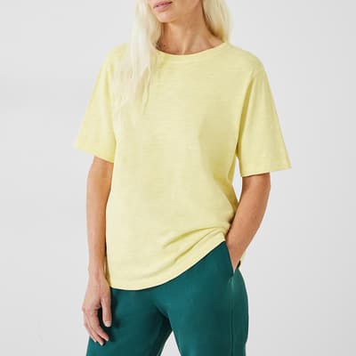 Yellow Reagan Cotton T-Shirt