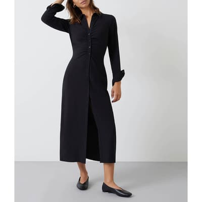 Black Gianna Shirt Dress