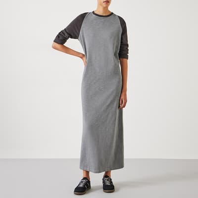 Grey Billie Cotton Maxi Dress