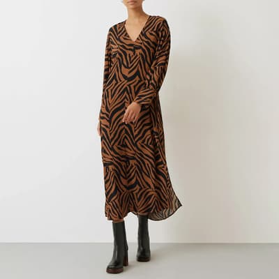 Brown Zebra Lauren Dress