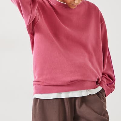 Pink Cotton Sweatshirt