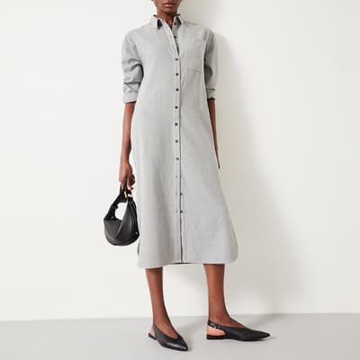 Grey Alexa Maxi Cotton Dress