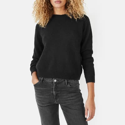 Black Arabella Wool Blend Jumper