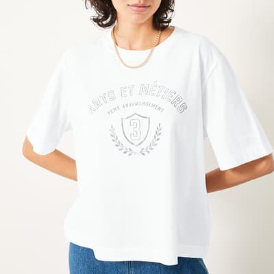 White Arts Et Metiers Cotton T-Shirt