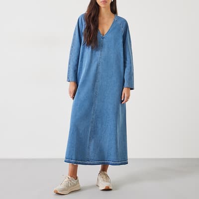 Blue Denim Marina Cotton Dress