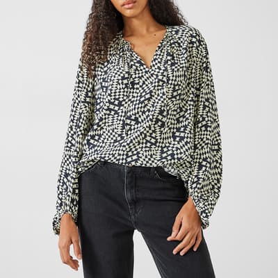 Black Hartley Printed Top