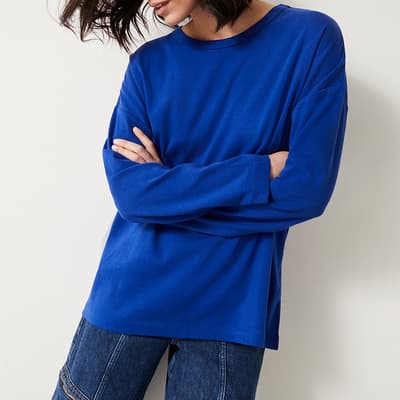 Blue Rachel Cotton Top