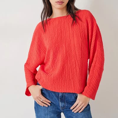 Red Kirra Oversized Blouse