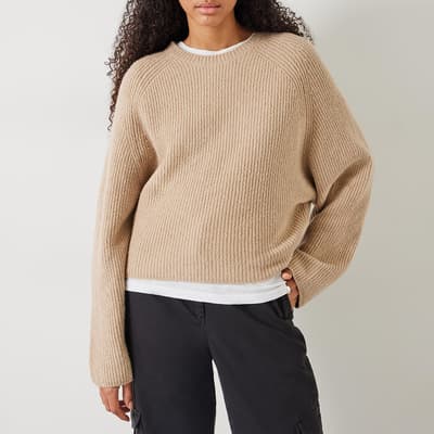 Beige Tamar Wool Blend Jumper