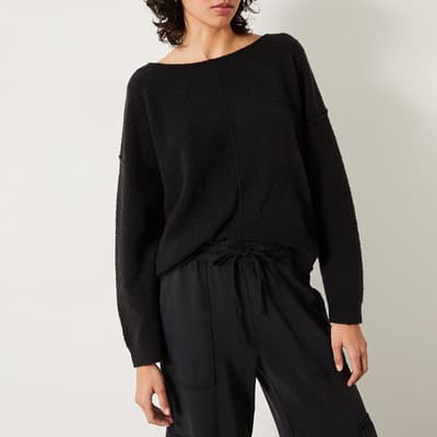 Black Lilly Slouchy Jumper