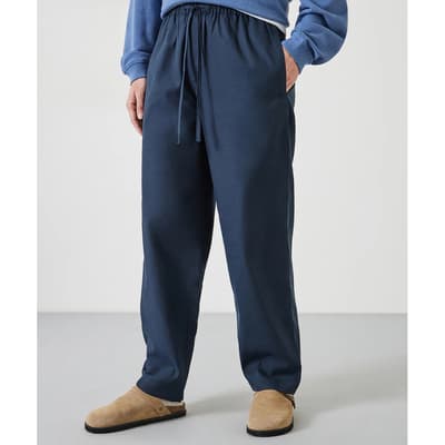 Navy Eleanor Relaxed Trousers