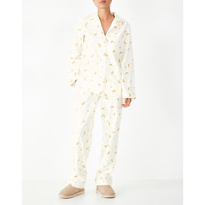 Ecru Liv Cotton Pyjama Set