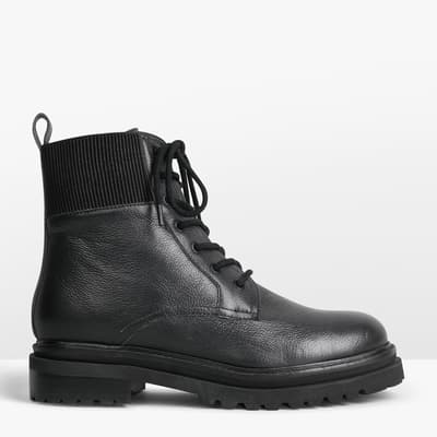 Black Trinity Leather Boots