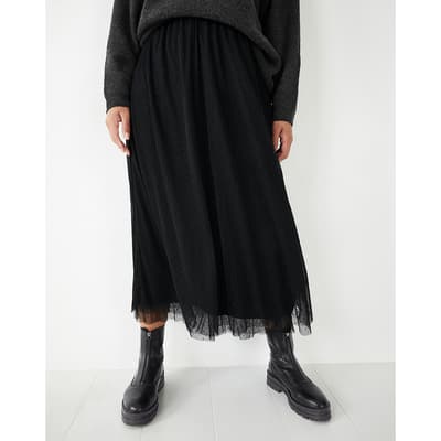 Black Maddison Tulle Skirt