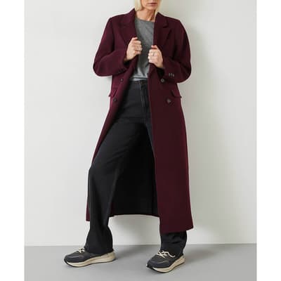 Burgundy Miranda Coat