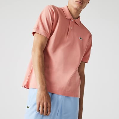 Pink Short Sleeve Polo Shirt